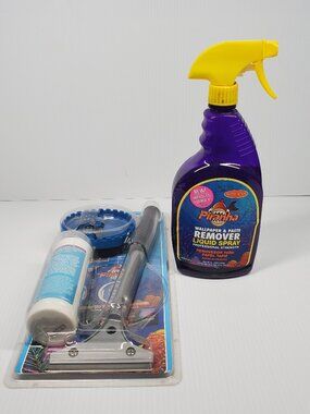 Roman Piranha Wallpaper Removal Kit and Remover Liquid Spray 32 oz Bottle